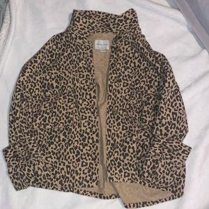 American Eagle Cheeta Print Jacket